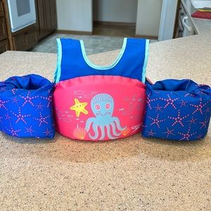 EUC Speedo Childs 30-50lbs flotation device - US Coast guard approved